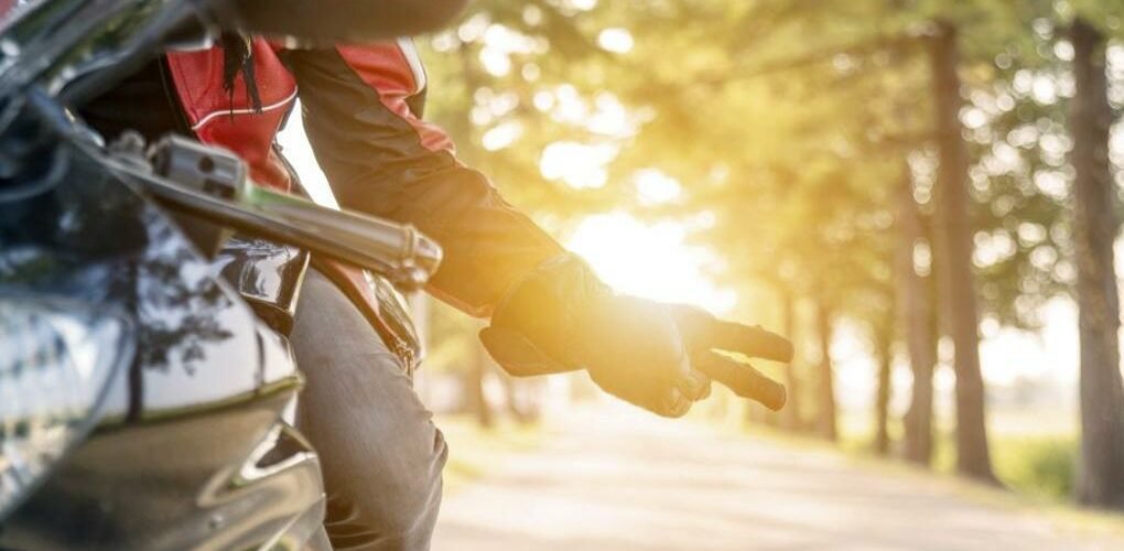 Motoristas en una concentración motera en Aragón